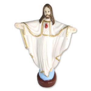 IM1730456 - Imagem Jesus Braços Abertos Resina - 15x4cm