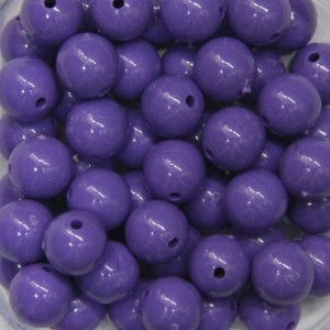 CTM050060P500G - Contas Bolinhas Acrílico Lilás c/ 500 gramas - 8mm (53)