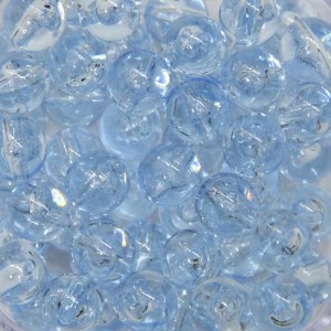 CTM050012P250G - Contas Bolinhas Acrílico Azul Claro Transparente c/ 250 gramas - 8mm (50)