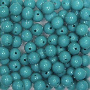 CTM050038P500G - Contas Bolinhas Acrílico Turquesa c/ 500 gramas - 8mm (114)