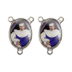 ET1683004 - Entremeio Santa Dulce dos Pobres (Irmã Dulce) Duplo Resinado - 3,6x2,6cm