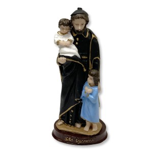 IM1730415 - Imagem São Vicente de Paulo Resina - 16x6cm