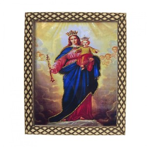 QD91320 - Quadro N. Sra. Auxiliadora - 23x28cm.