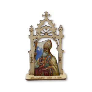 CP81461 - Capela Santo Agostinho MDF – 12,5x7,5cm