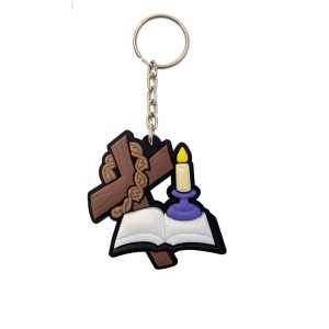 CH34052 - Chaveiro Crisma Emborrachado - 11x5cm