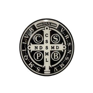 AD82495 - Adesivo Medalha de São Bento Resinado - 4,6x4,5cm
