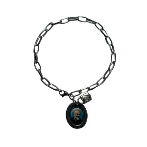 PU28410 - Pulseira São Padre Pio de Pietrelcina Consagração - 19cm