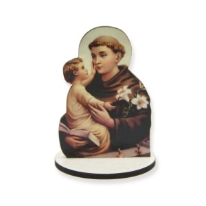 AO291104 - Pedestal Santo Antônio MDF - 7,5x5,3cm