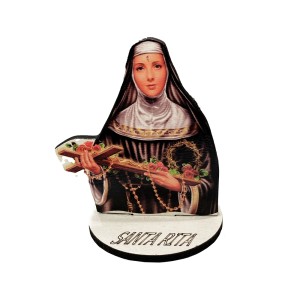 AO291007 - Pedestal Santa Rita de Cássia MDF - 7x5,3cm