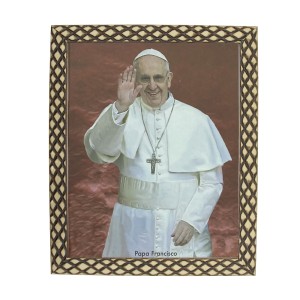 QD91423 - Quadro Papa Francisco - 23x28cm