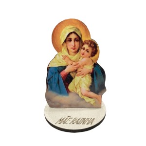 AO291000 - Pedestal Mãe Rainha MDF - 7,5x5,3cm
