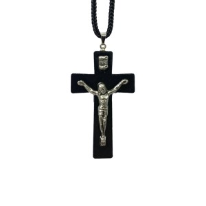 CC360320 - Cordão c/ Crucifixo Madeira - 42cm