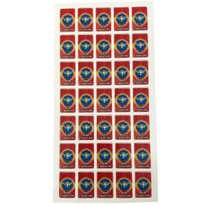 AD116750 -  Adesivos Divino Espírito Santo ( Cartela c/ 35un.) - 2,5x1,8cm