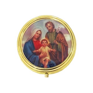 TC200100 - Teca Porta Hóstia Sagrada Família - 6x2cm