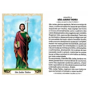 OG141461P100 - Oração São Judas Tadeu c/ 100un. - 9,5x6,5cm