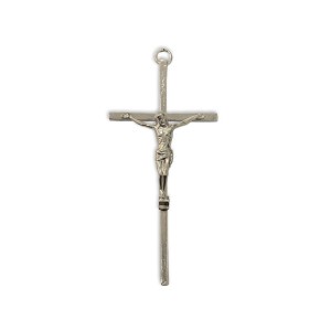 CW830030 - Crucifixo de Parede Níquel - 16x7,2cm