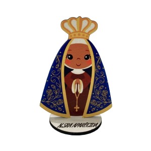 PE721100 - Pedestal N. Sra. Aparecida Infantil MDF - 10,5x7cm