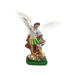IM89810 - Imagem São Miguel Arcanjo Metal - 5x5cm
