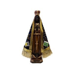 IM100489 - Imagem N. Sra. Aparecida c/ Veludo - 16x11cm