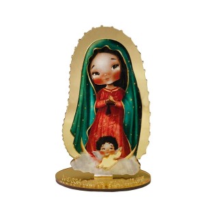 PE721708 - Pedestal N. Sra. De Guadalupe MDF - 12,5x7,5cm