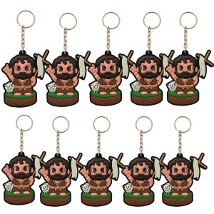 CH50434P10 - Chaveiro São João Batista Emborrachado c/ 10un. - 12x5,5cm