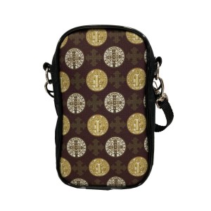 BS1930145 - Bolsa Shouder Bag Medalha de São Bento - 20x10cm 