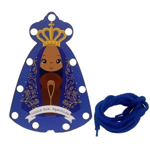 AT724000 - Alinhavo N. Sra. Aparecida - 14x10cm