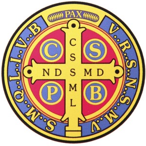 AD82162 - Adesivo Medalha de São Bento Grande - 13,5x13,5cm