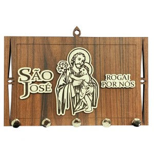 PC381095 - Porta Chaves São José MDF - 17x12cm