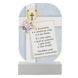 PD112220 - Pedestal Primeira Eucaristia - 20x12,5cm