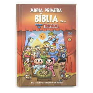 BI721910 - Minha Primeira Bíblia com a Turma Da Mônica - 23,5x16,5cm