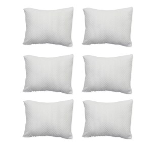 AL75004P6 - Almofadinha Branca c/ 6un. - 5,5x4cm